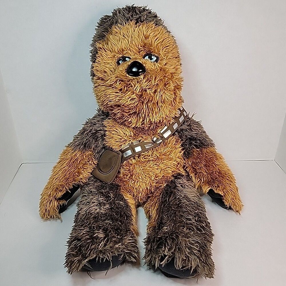 Star Wars: Build a Bear: Chewbacca: Stuffed Plush 22" w Bandolier